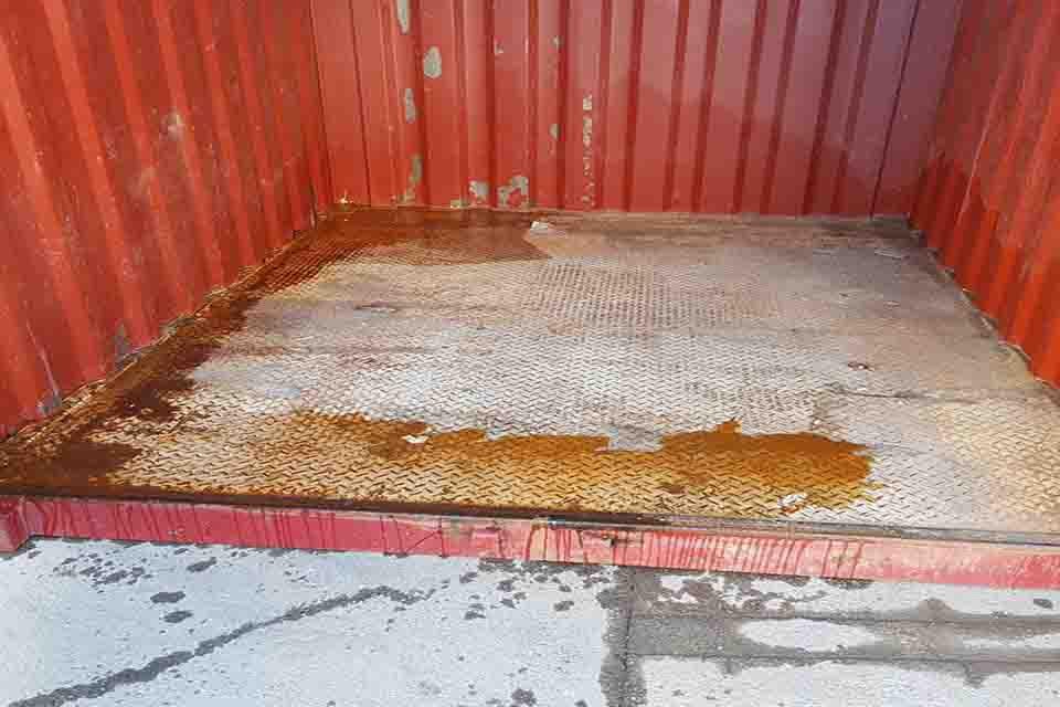 Gebrauchte 10-Fuß-Seecontainer