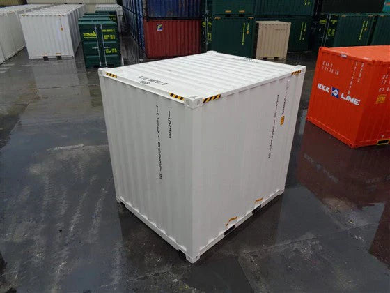 Weißer 10-Fuß-High-Cube-Seecontainer – neu