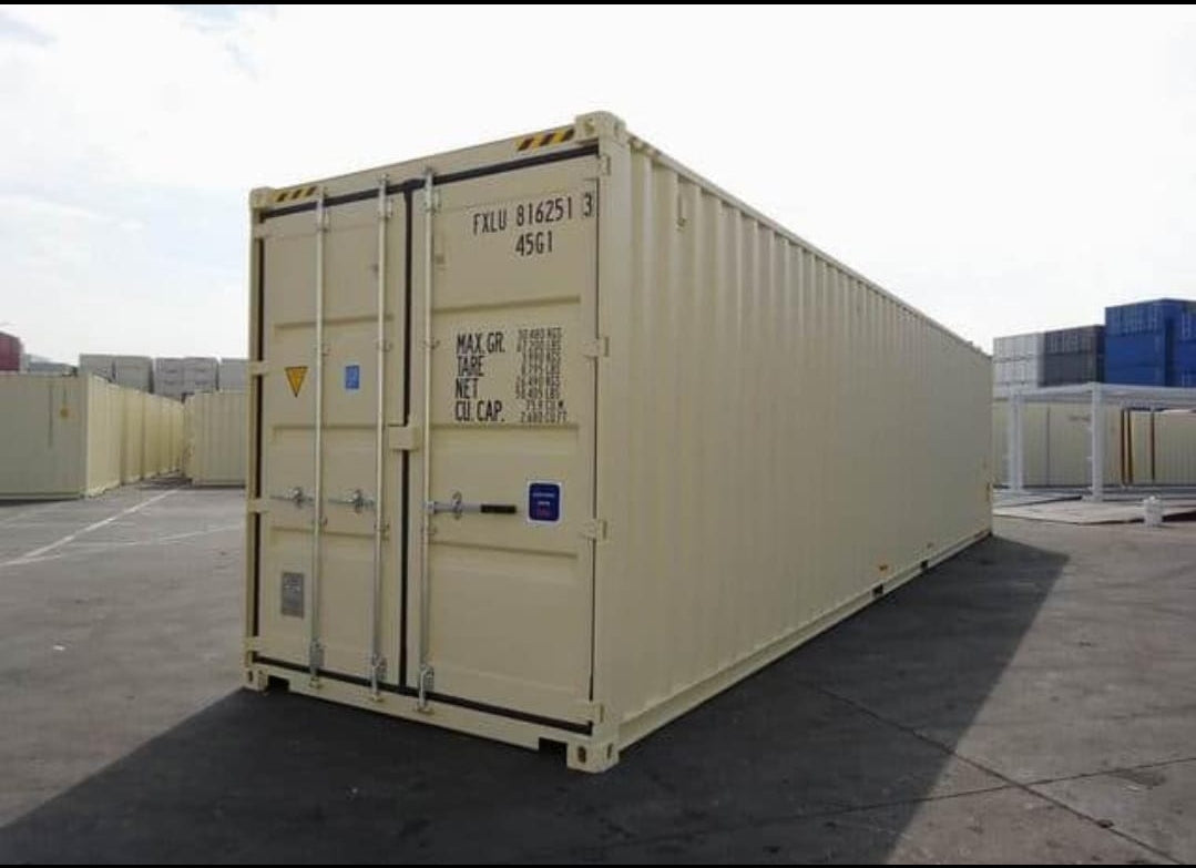 40-Fuß-HC-Seecontainer, Erstnutzung, Doppeltür