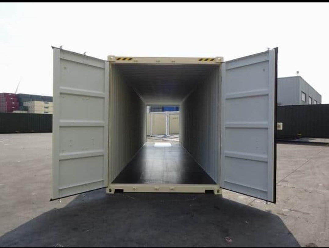 40-Fuß-HC-Seecontainer, Erstnutzung, Doppeltür