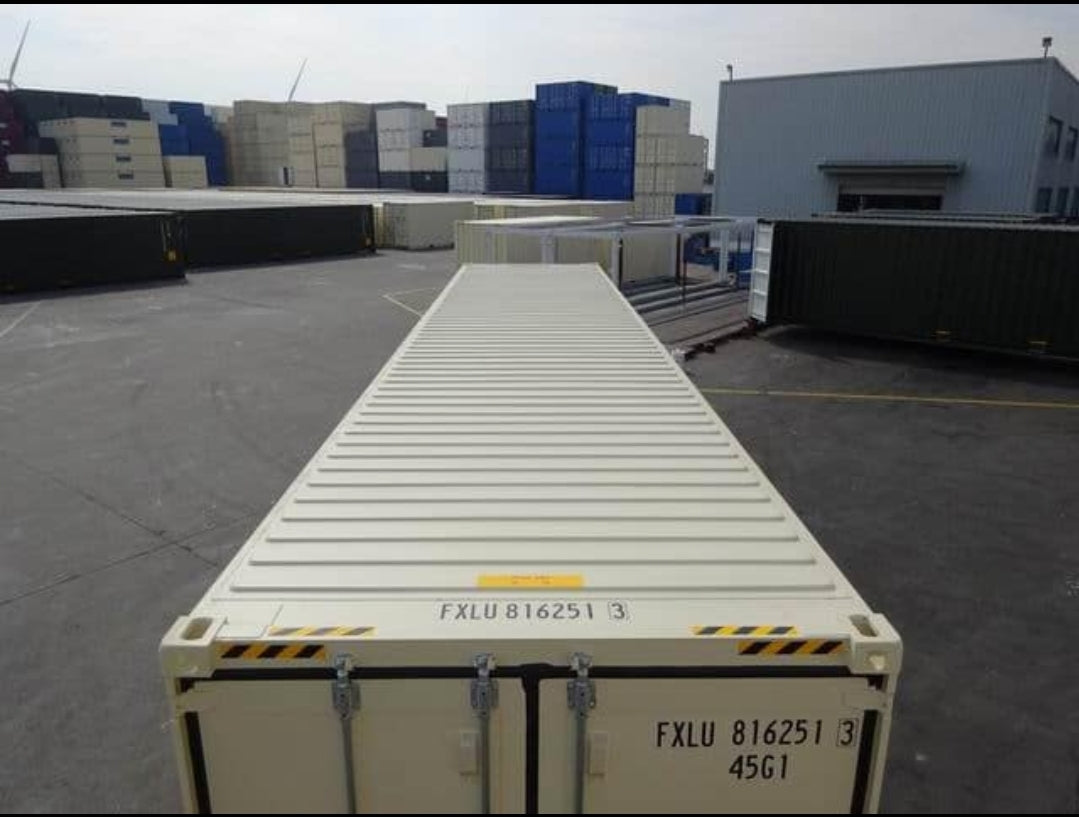 40-Fuß-HC-Seecontainer, Erstnutzung, Doppeltür