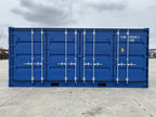 20-Fuß-Seecontainer mit offener Seite