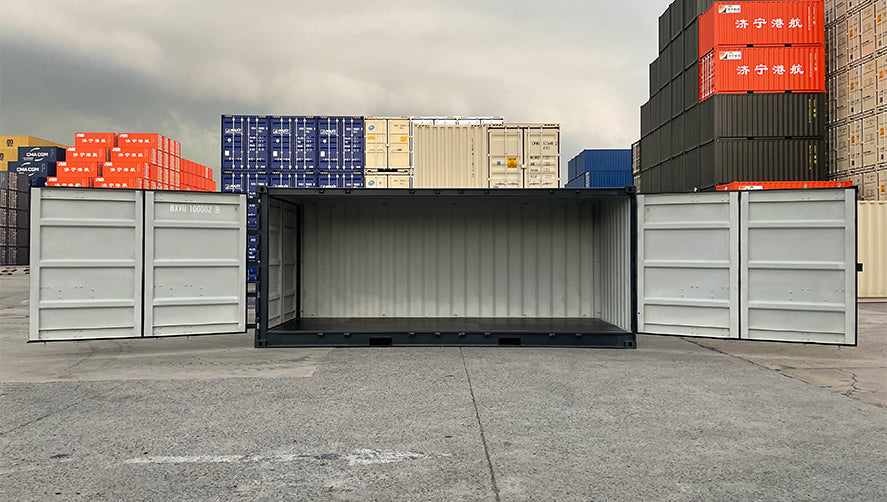 20-Fuß-HC-Container mit Seitentüren