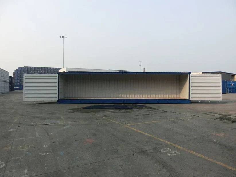 40-Fuß-HC-Seecontainer mit Seitentüren