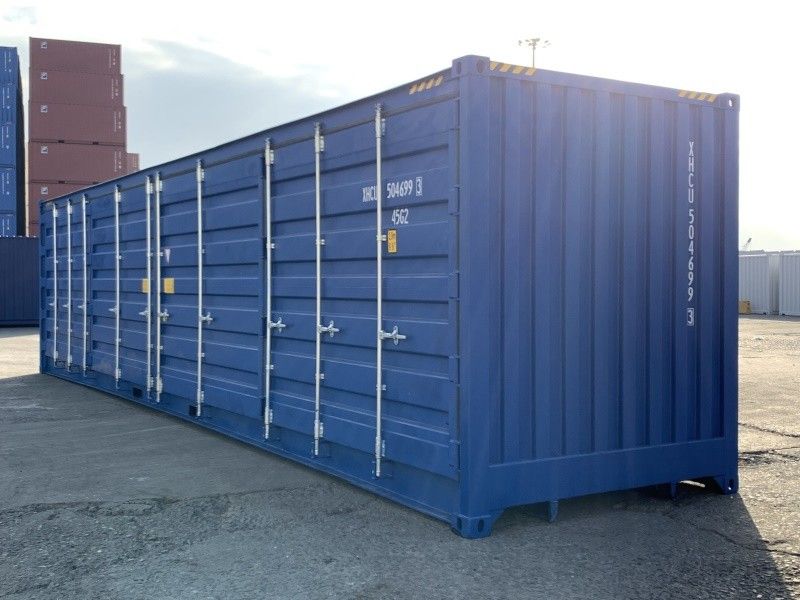 40-Fuß-HC-Seecontainer mit Seitentüren