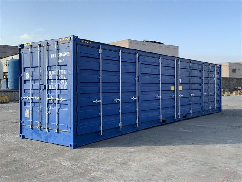 40-Fuß-HC-Seecontainer mit Seitentüren