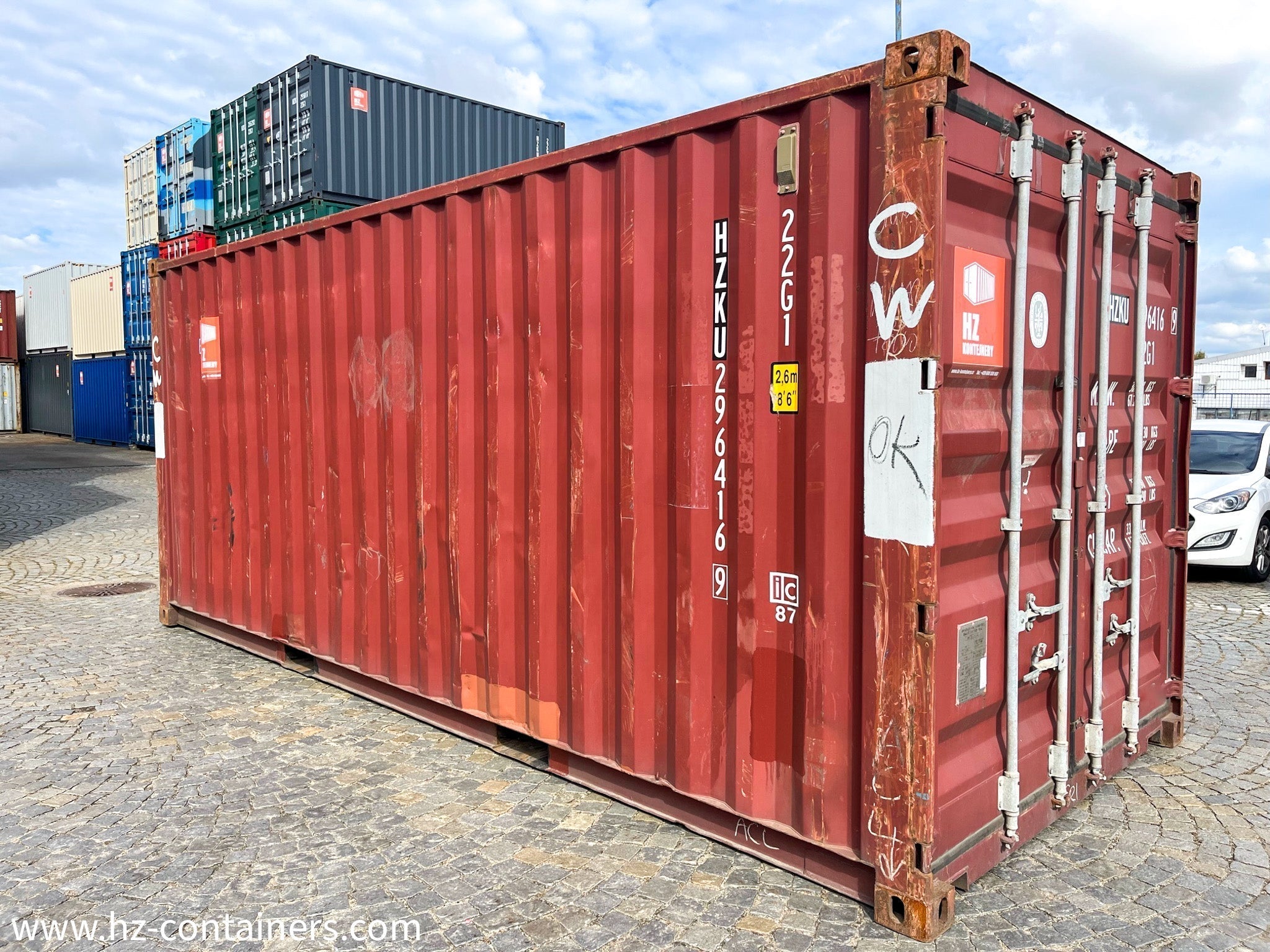 20-Fuß-HC-Seecontainer